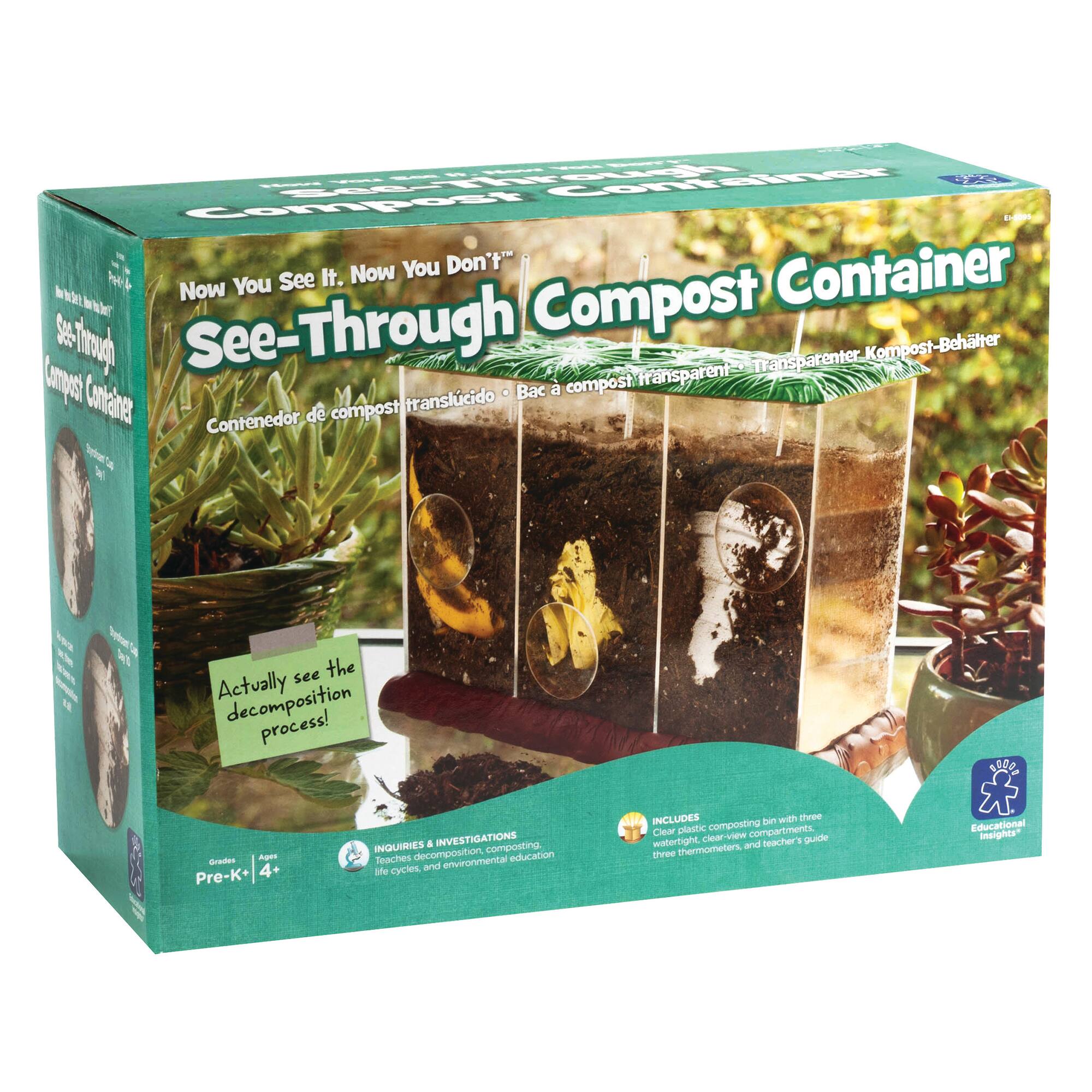 Now You See It Now You Don't See - Through Compost Container